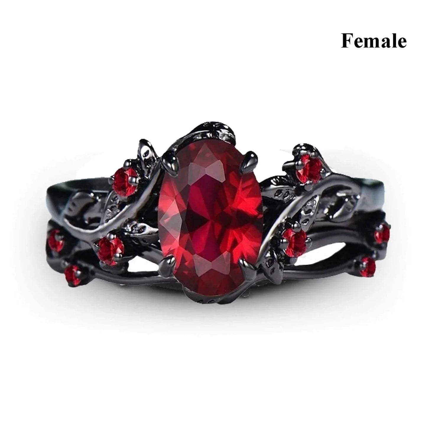 Couple Celtic Dragon Rings Set - Purple Rhinestone CZ Stainless Steel Wedding Jewelry for Men & Women