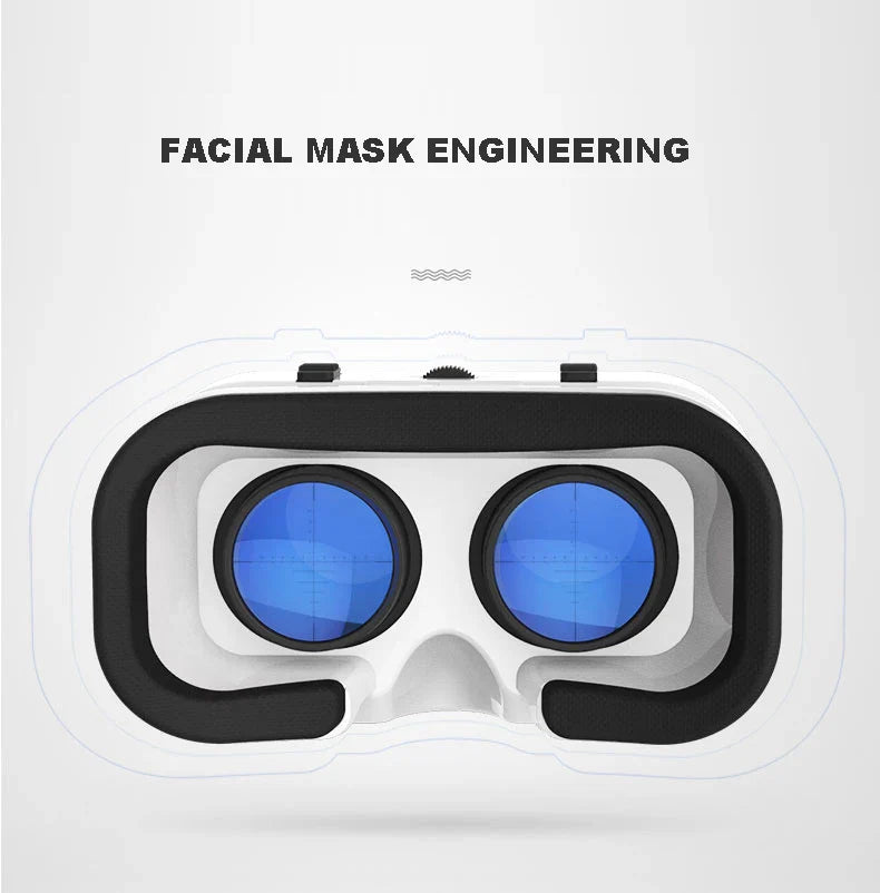 VR Glasses Virtual Reality Headset – 3D Lenses Smart Goggles for Smartphones, Mobile Game Accessory