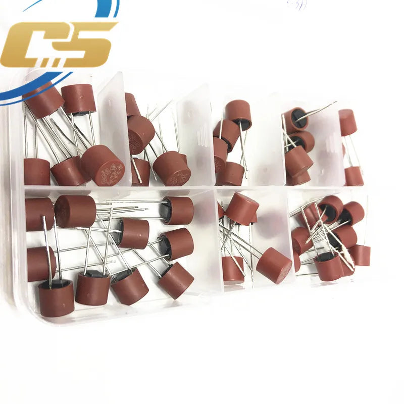 50PCS Glass Fuse Assortment Kit - 382 Cylindrical 1A-10A Amp Fuses for LCD TV, PCB & Power Circuit Repair