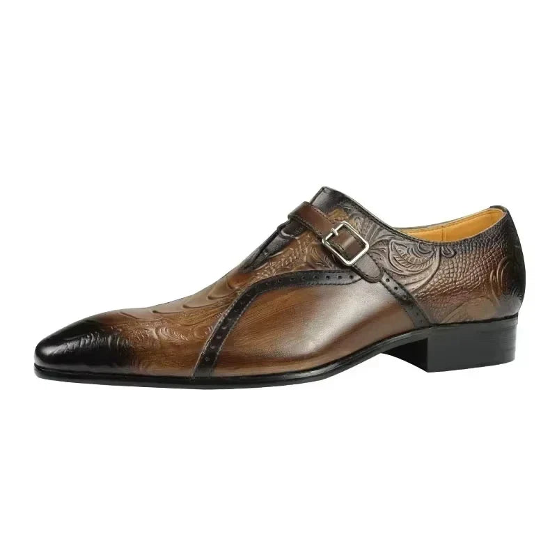 Men’s Genuine Leather Loafers - Soft Comfortable Formal Dress Shoes for Office, Wedding & Party