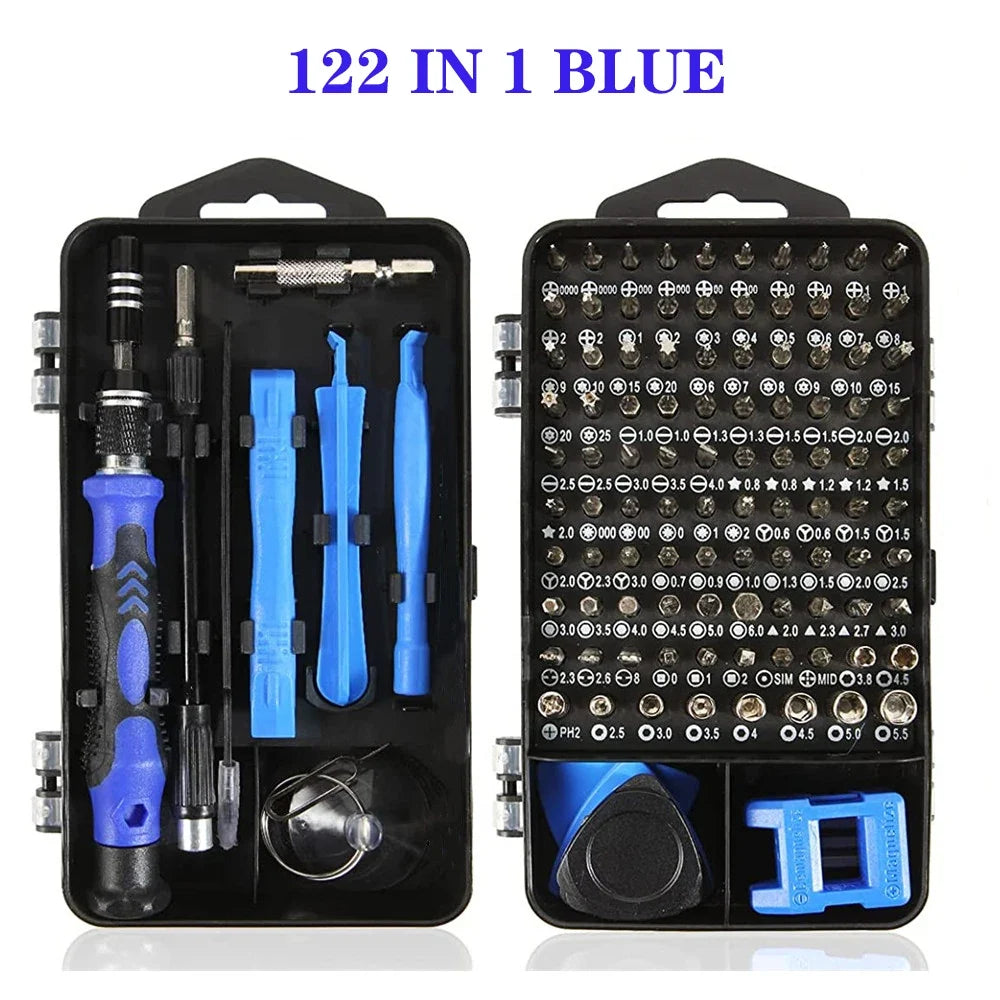 Precision Magnetic Screwdriver Set - Torx Hex Bit Kit for Mobile Phone Repair and Electronics Hand Tools