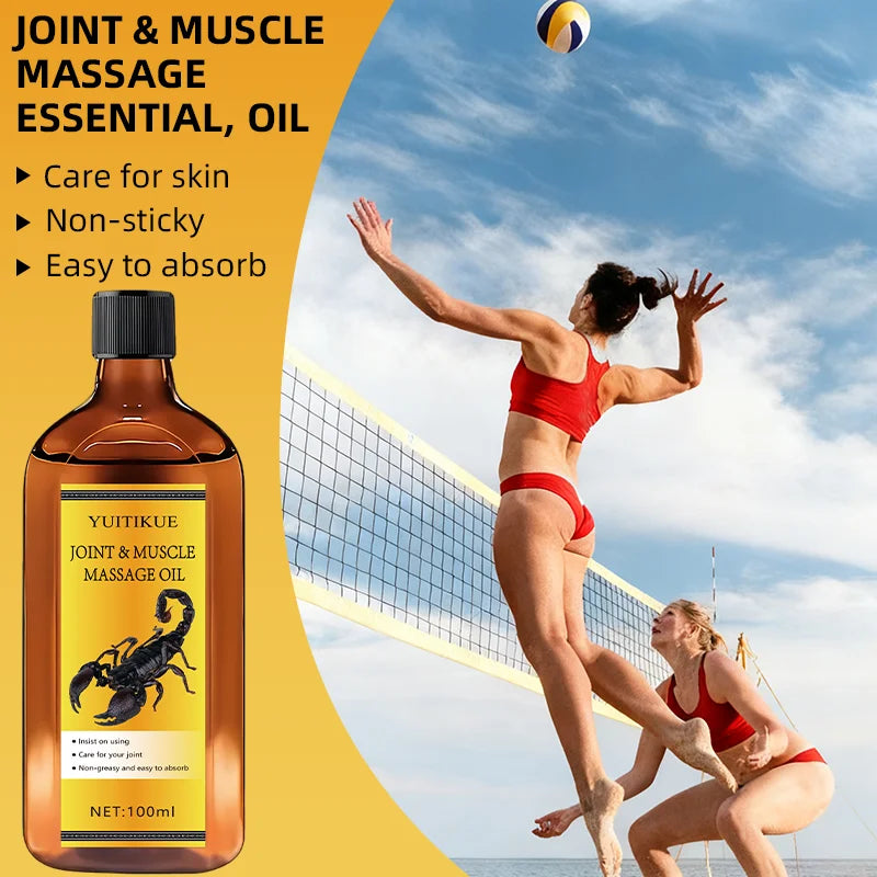 100ml Joint Massage Oil - Firming, Moisturizing & Natural Plant Oil Body Care for Massage & Spa