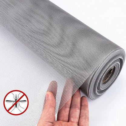 DIY Pet-Proof Window Screen Mesh - Large Mosquito & Insect Resistant Screen for Windows, Balconies & Gardens