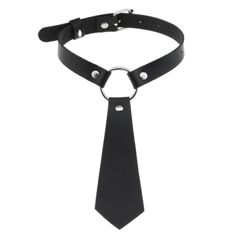Harajuku Cosplay Rivet Star Punk Rock Gothic Collar — Sexy PU Leather Heart Cross Spike Choker Jewelry for Women