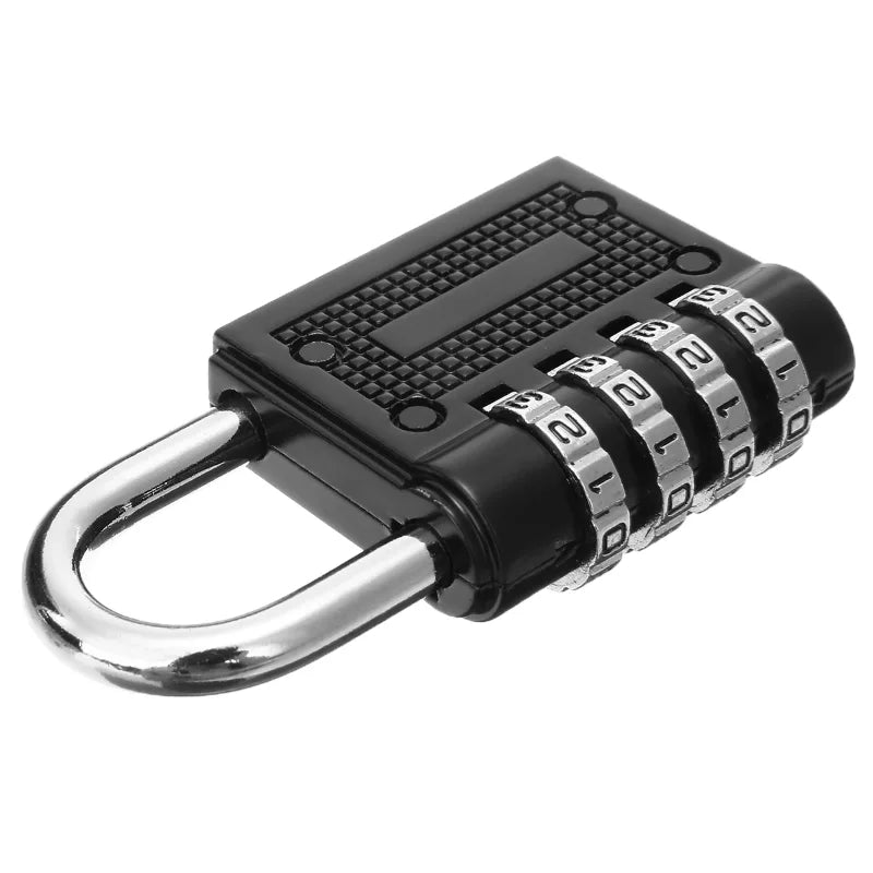 Metal 4-Digit Code Lock – Waterproof Outdoor Padlock for Suitcases, Luggage, Home Lockers & Room Security