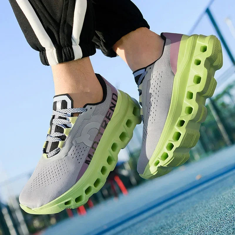 Men's Sports Shoes – Luxury Casual Mesh Running Sneakers, Lightweight Platform Basketball & Walking Shoes for Summer