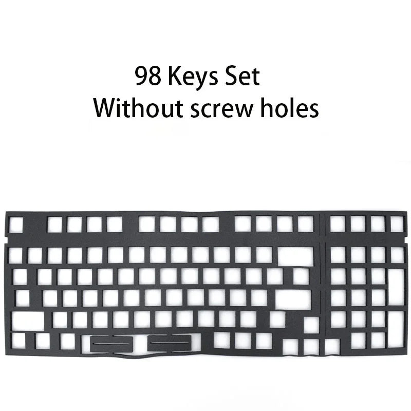 Mechanical Keyboard Poron Sandwich Cotton Silencer Pads – Sound-Absorbing Foam Dampeners for 61-108 Key Switches