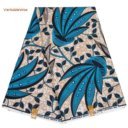 African Ankara Wax Print Fabric - Retro Double Print Patchwork Sewing Material for DIY Clothing