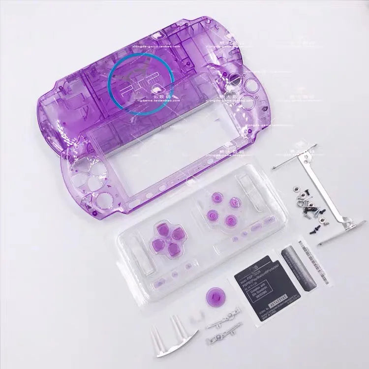 Replacement Faceplate Shell Case for PSP 3000 – Full Housing Cover with Buttons Kit for PSP3000 3006 3008