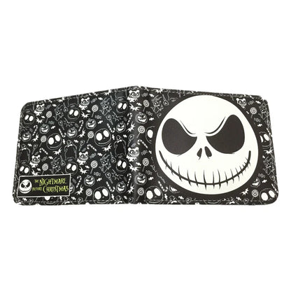 The Nightmare Before Christmas PU Leather Wallet — Credit Card Holder Purse with Coin Pocket, New Arrival