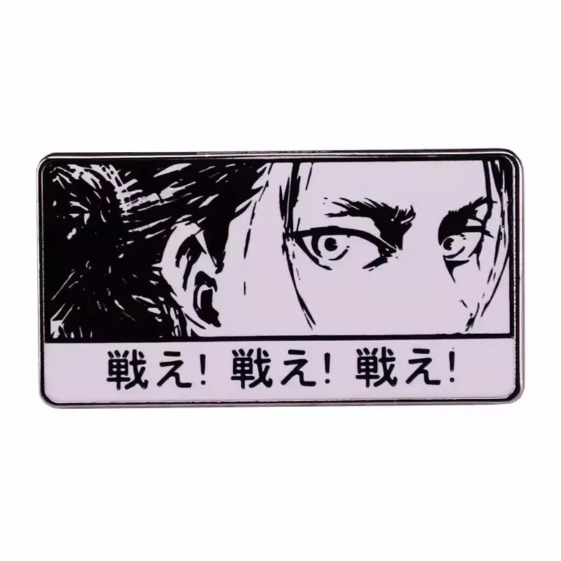 Attack on Titan Enamel Pin Badge - Anime Metal Lapel Pin for Bags, Backpacks & Fan Collectible Gift