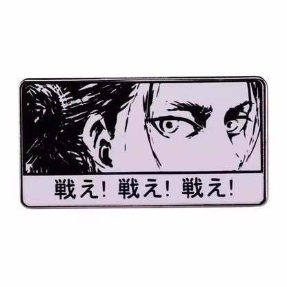 Attack on Titan Enamel Pin Badge - Anime Metal Lapel Pin for Bags, Backpacks & Fan Collectible Gift