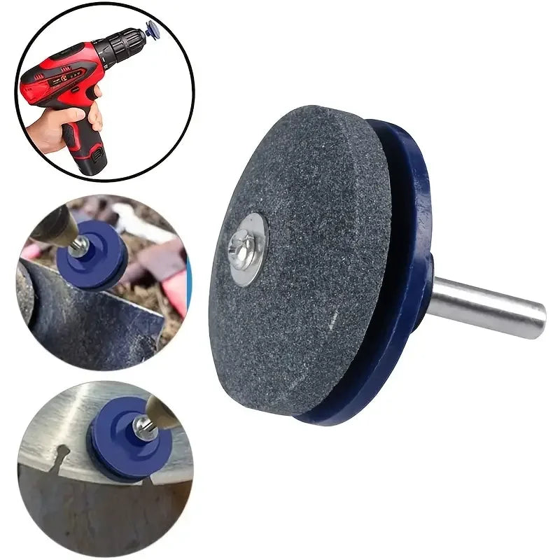 Electric Lawn Mower Blade Sharpener - Wear-Resistant Grinding Tool with Whetstone Sander for Easy Sharpening
