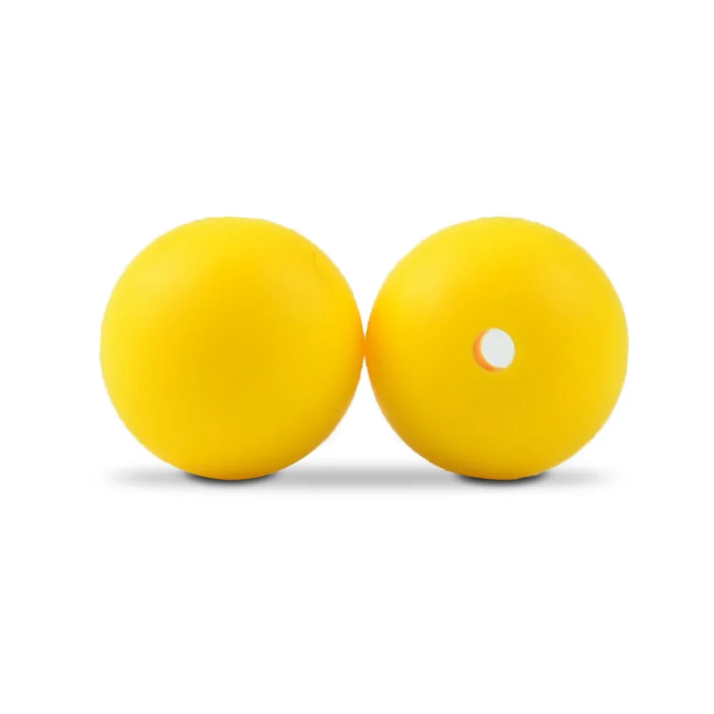 LOFCA Silicone Round Beads 20pcs - 9/12/15mm DIY Jewelry Making Beads for Bracelets, Keychains & Necklaces
