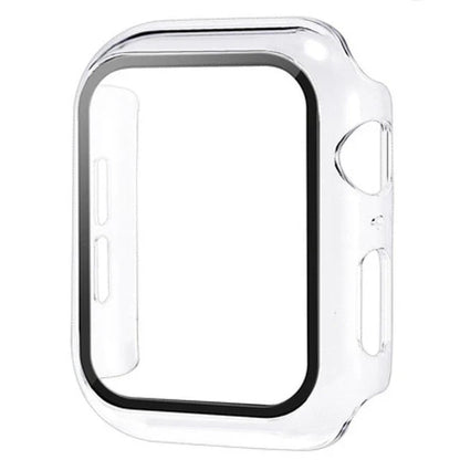 Apple Watch Glass Case Cover - Full Screen Protector for Series 9, 8, 7, 6, SE & iWatch 38mm-45mm
