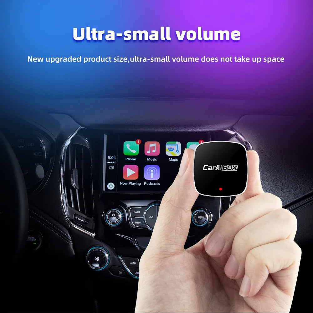 EKIY 2-in-1 Wireless CarPlay & Android Auto Dongle – AI Smart Box for Cars with Wired CarPlay