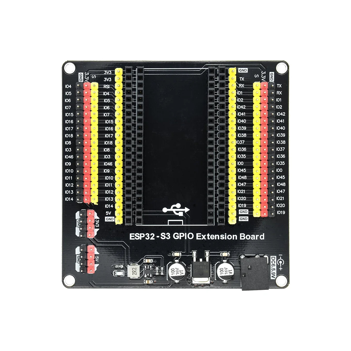 ESP32-S3 GPIO Expansion Board - Digital I/O Pin Development Board for IoT Projects