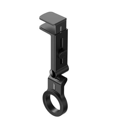 Portable Magnetic Desktop Phone Holder: Foldable, 360° Rotation Travel Airplane Desk Mount Stand for iPhone - Convenient Phone Accessory