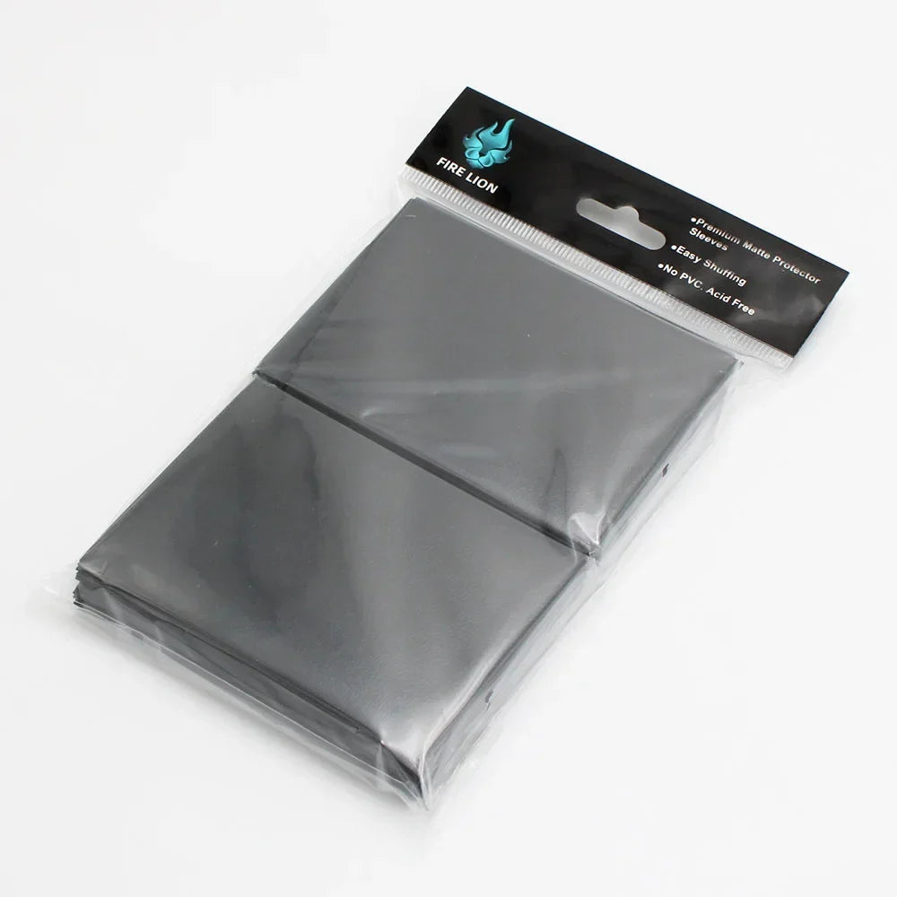 100PCS Matte Colorful Card Sleeves - 66x91mm TCG Trading Card Protectors for Tarot, Board Games & PKM Cards