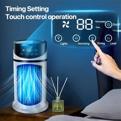 Portable USB Air Conditioner - Mini Water-Cooling Air Cooler Fan for Home & Office