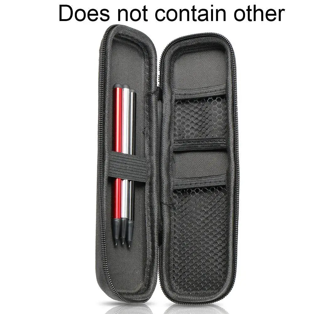 Black EVA Hard Shell Stylus Pen Case - Protective Carrying Storage Holder for Digital Pens, Ballpoint Pens & Stylus Accessories