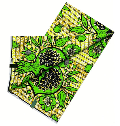 African Ankara Wax Print Fabric - 100% Cotton Batik Material for Sewing & Wholesale 6 Yards