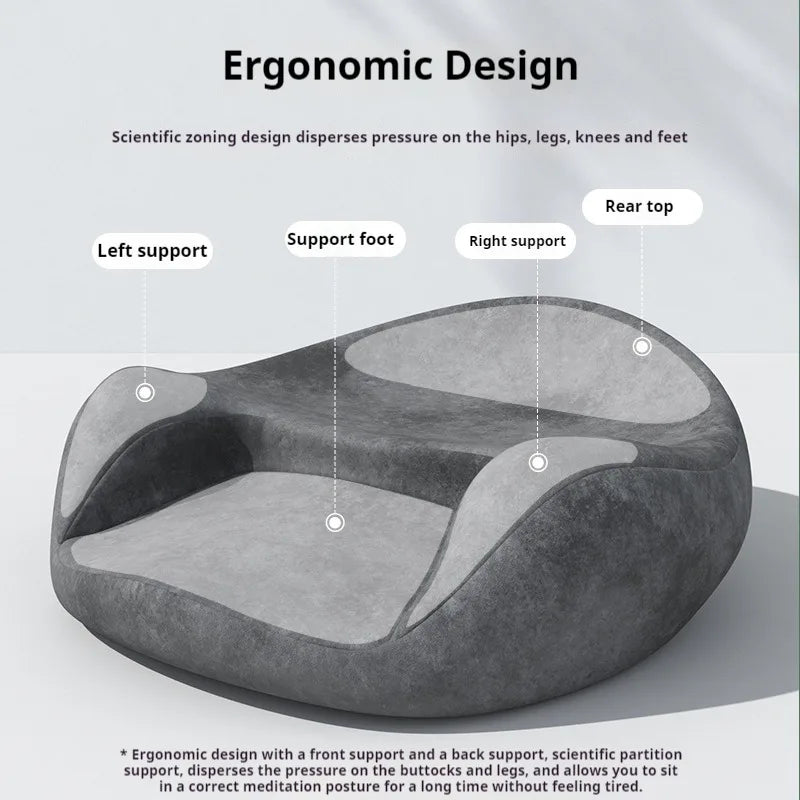 Large Floor Cushion for Women – Comfortable Meditation & Yoga Seat Pillow for Adults