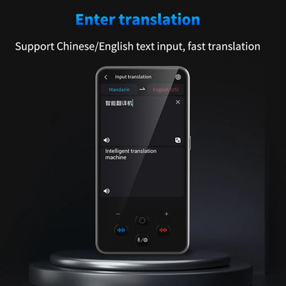 S85 Pro Language Translator Device – 138 Languages, 4-Inch Screen, Offline Voice & Video Translation, 8GB Storage, 2000mAh Battery