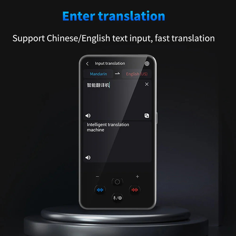 S85 Pro Language Translator Device - 138 Languages, 4-inch Screen, Voice & Video Recording, Offline Translation, 8GB Storage & 2000mAh Battery