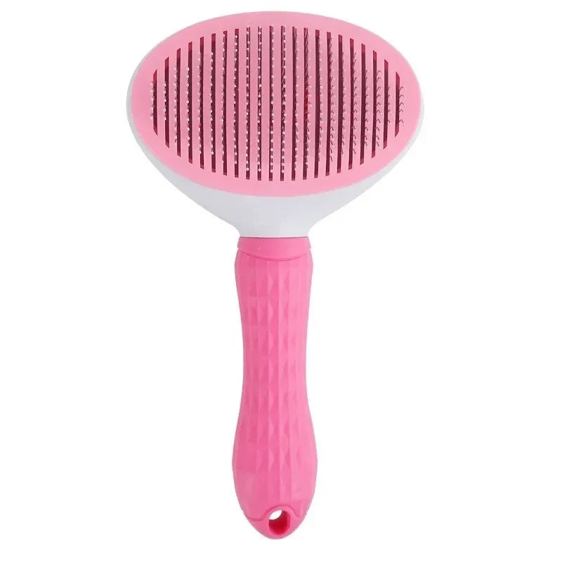 Self-Cleaning Pet Grooming Brush - Dog & Cat Hair Remover Comb for Deshedding and Dematting
