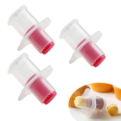 Kitchen Cake Decorating Tools Set – Cupcake & Muffin Corer Plunger Cutter, Pastry Divider Mold & Baking Accessories Kit
