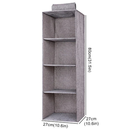 Hanging Cabinet Organizer for Underwear and Closet Storage — Wardrobe Rack Shelf Drawer Box