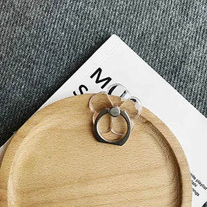 Universal Magnetic Mobile Phone Holder – Cute Finger Ring Stand, Transparent for iPhone 11, 12, XS Max