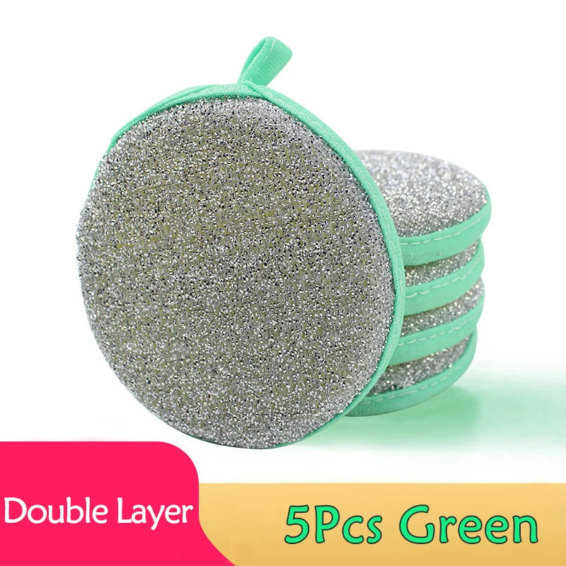 Double-Sided Dishwashing Sponges - Multi-Pack Kitchen Cleaning Brush for Pots, Pans & Dishes