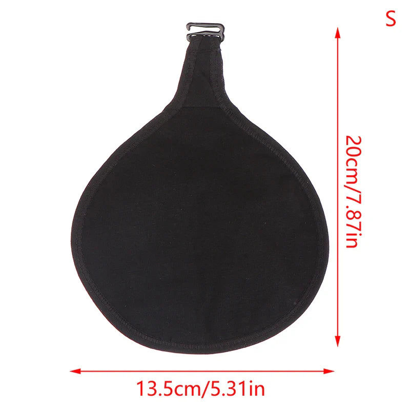 Women Silicone Breast Forms Protective Cotton Pocket Cover – Soft Mastectomy Prosthesis Holder for Artificial Breast Forms, Triangle Shape Comfort Support Accessory