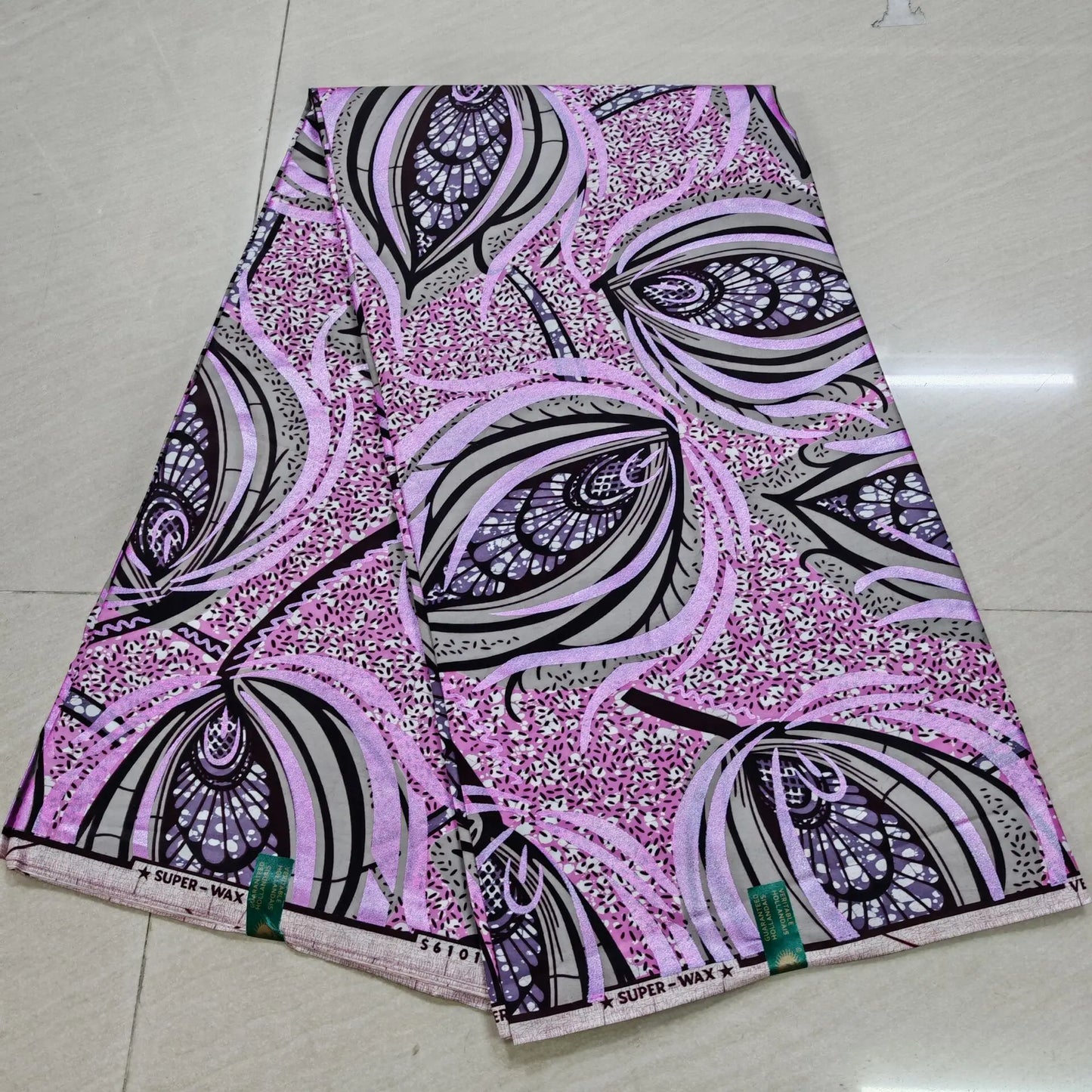 100% Cotton African Wax Print Fabric - High Quality Ankara Fabric 6 Yards