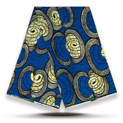 High Quality African Wax Print Fabric - 100% Cotton Soft Ankara Real Wax Fashion Material