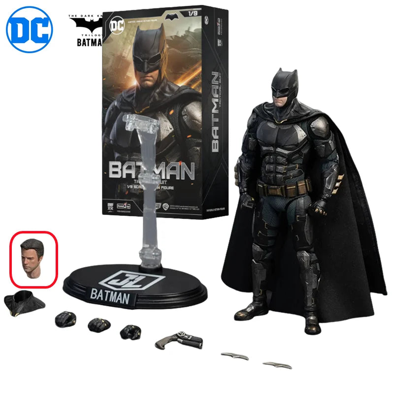 DC Justice League Movie Action Figures – Batman, Aquaman, Mera & Black Superman Collectible Toy Set