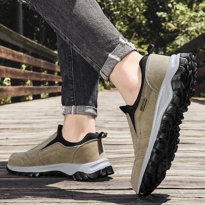 Men’s Non-Slip Hiking Shoes - Wear-Resistant Casual Sports Sneakers for Outdoor Walking and Daily Comfort