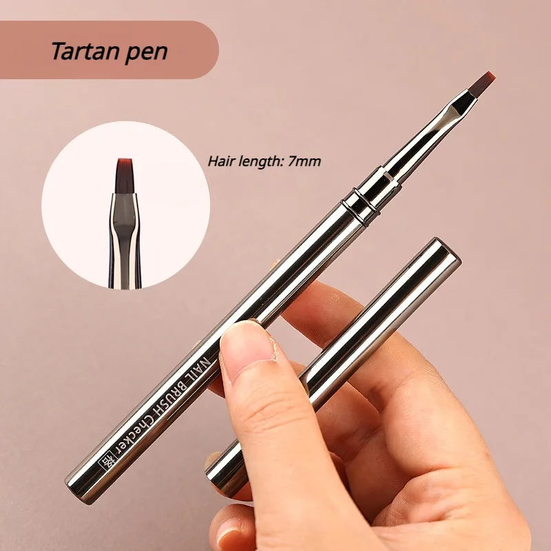 Nail Art Liner Brushes – Striping & Drawing Pens for Elongated Lines, 6–25mm Professional Manicure Design Tools