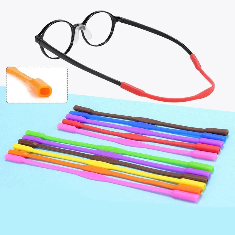 20Pcs Silicone Eyeglass Retainer Cords - Anti-Slip Glasses Holder Straps for Kids & Adults Sunglasses 17mm/20mm