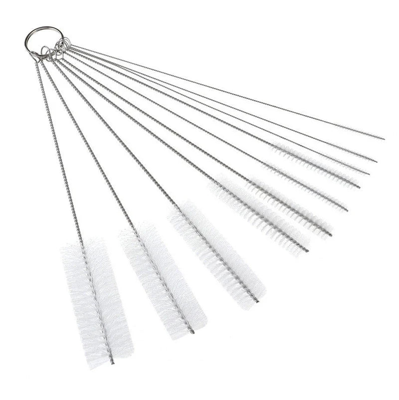 Nylon Cleaning Brush Set - Multi-Functional Spray, Straw, Sewing Machine & Paint Gun Cleaning Tools