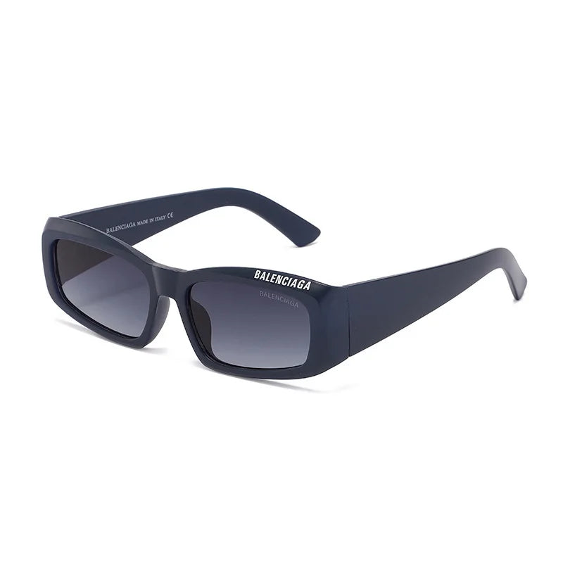 New Small Oval White Frame Sunglasses – Unisex UV400 Punk Street Style Shades for Men & Women