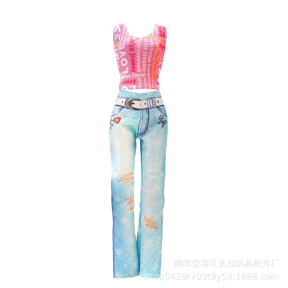 New Doll Clothes for 30cm Barbie – BJD Doll Outfit Accessories for Girls DIY Toy