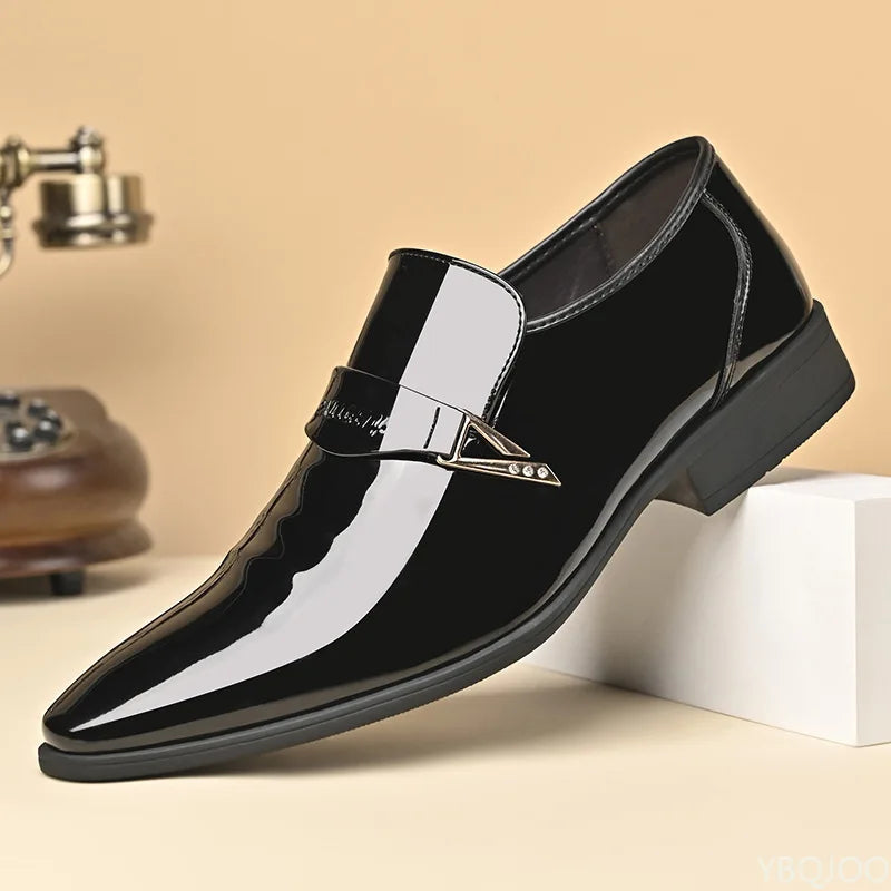 Men's Pointed Toe Formal Shoes - Comfortable Office, Wedding & Daily Dress Shoes