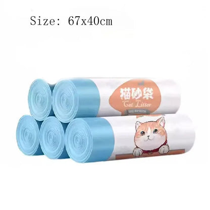 Smart Cat Litter Box Waste Bags - Thickened Drawstring Garbage Bags for Neakasa & CatLink Systems