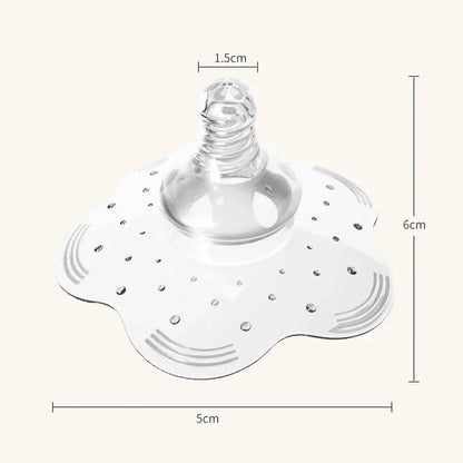 Silicone Nipple Protector Breastfeeding Shields – Soft Anti-Overflow Milk Covers, Reusable Nursing Pads for Comfortable Mother Care