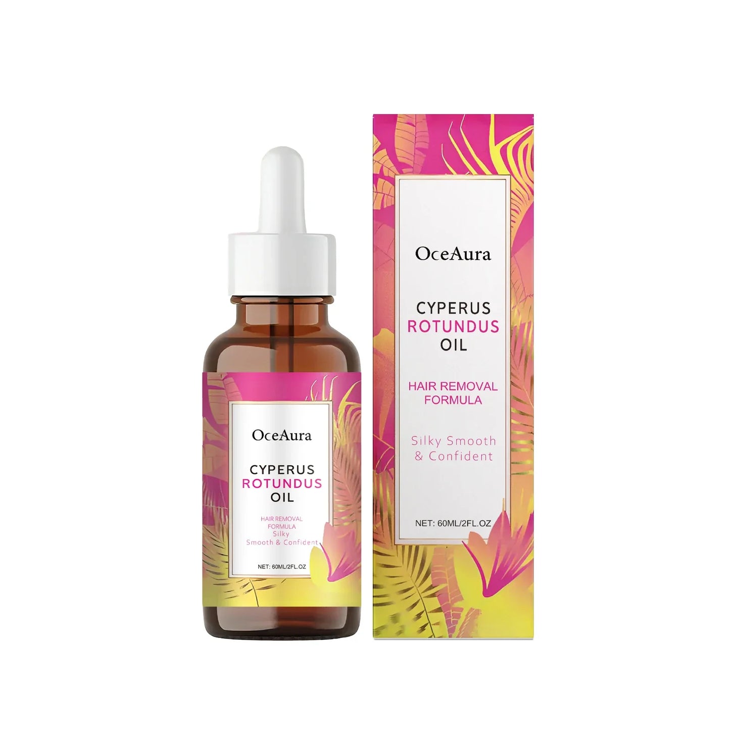 Cyperus Rotundus Hair Removal Oil - Gentle Body Care Oil for Smooth, Moisturized Skin