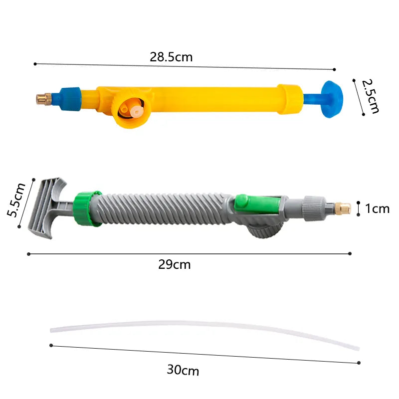 High Pressure Manual Sprayer with Adjustable Spray Nozzle - Perfect for Garden Watering and Agriculture Tools