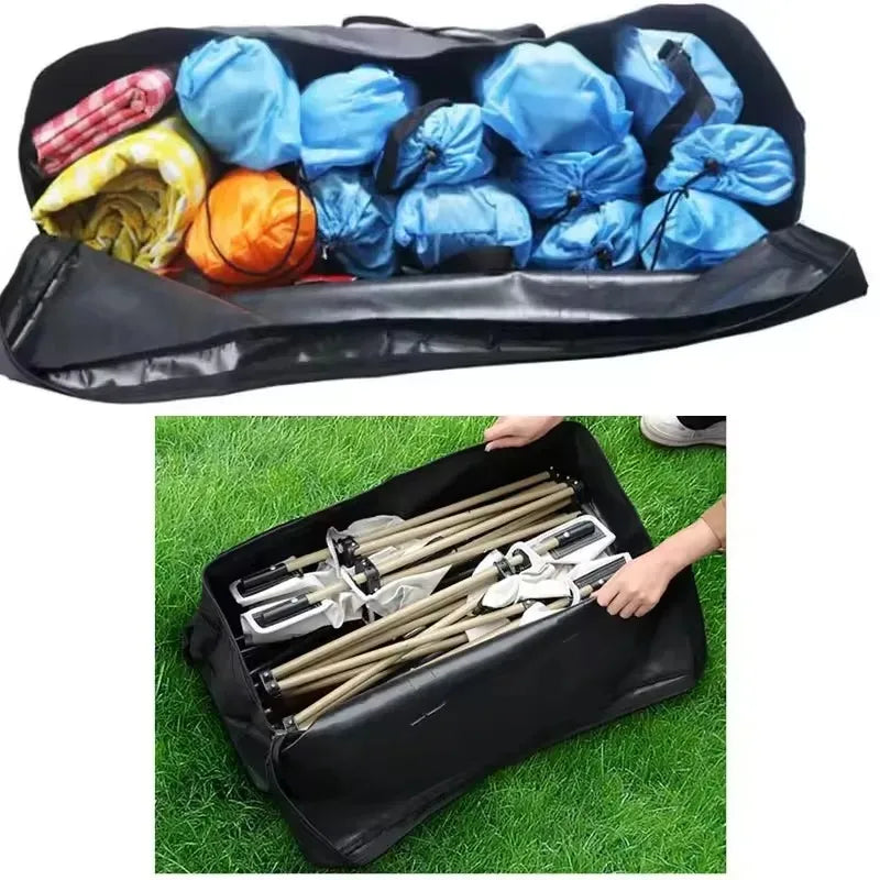 55L-150L Waterproof Duffle Bag - 1680D Oxford Fabric Foldable Travel & Hiking Storage Backpack